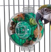 Foerageer wiel Papegaaien XL- papegaai speelgoed intelligentie - speelgoed papegaaien - papegaaien speelgoed