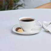 Karaca -Streamline -Middle Theekopjesset -voor 6 personen, 200 ml-Theekopjes-Nescafe kopjes-Cappuccino kopjes-Koffiekopjes-Porselein
