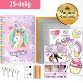 Unicorn Krimpfolie Pakket - Krimpie Dinkie Knutselpakketten - Krimpfolie vellen - Krimpfolie Sieraden maken - knutselen meisjes