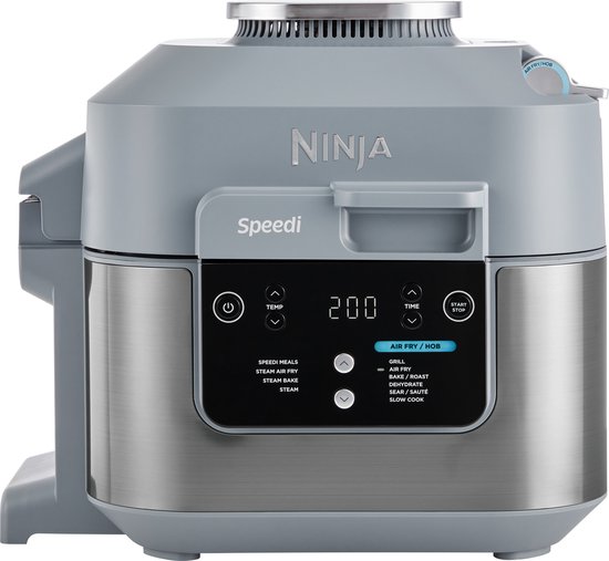 Ninja speedi rapid cooker en airfryer - multicooker - 10 kookfuncties - 5,7...