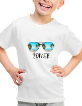 Kinder shirt met tekst- Kinder T-Shirt - wit - Maat 86/92 - T-Shirt leeftijd 1 tot 2 jaar - Shirt met afbeelding - Cadeau - Shirt cadeau - Zomer T-Shirt- verjaardag - Kids t-shirt met afbeelding