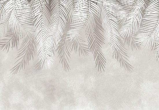Fotobehang - Vlies Behang - Palmboom bladeren - 208 x 146 cm