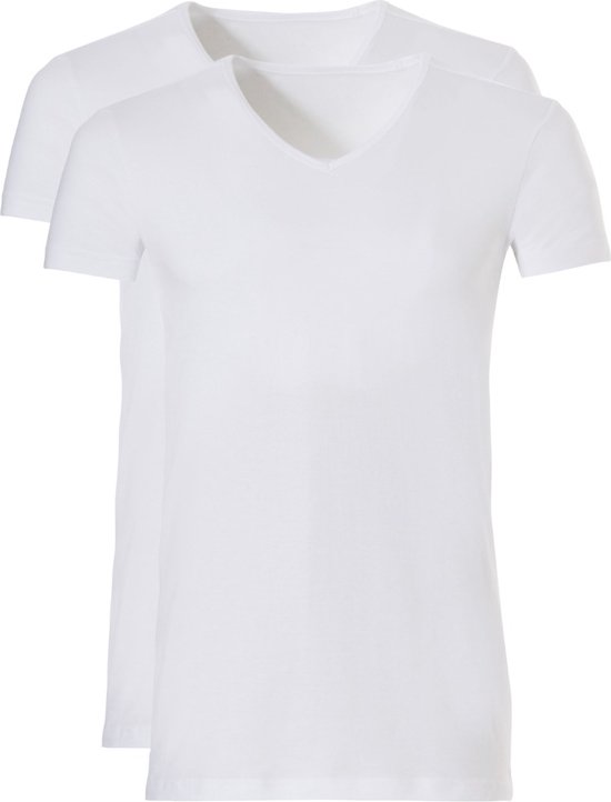 Lot de 2 chemises à col en V Ten Cate 3208 - XXL - Blanc