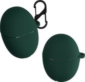 kwmobile hoes geschikt voor Huawei Freebuds 5 - Siliconen cover voor oordopjes in groen