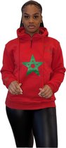 Svyent hoodie (logo love) Marokko vlag all over kleding maat M