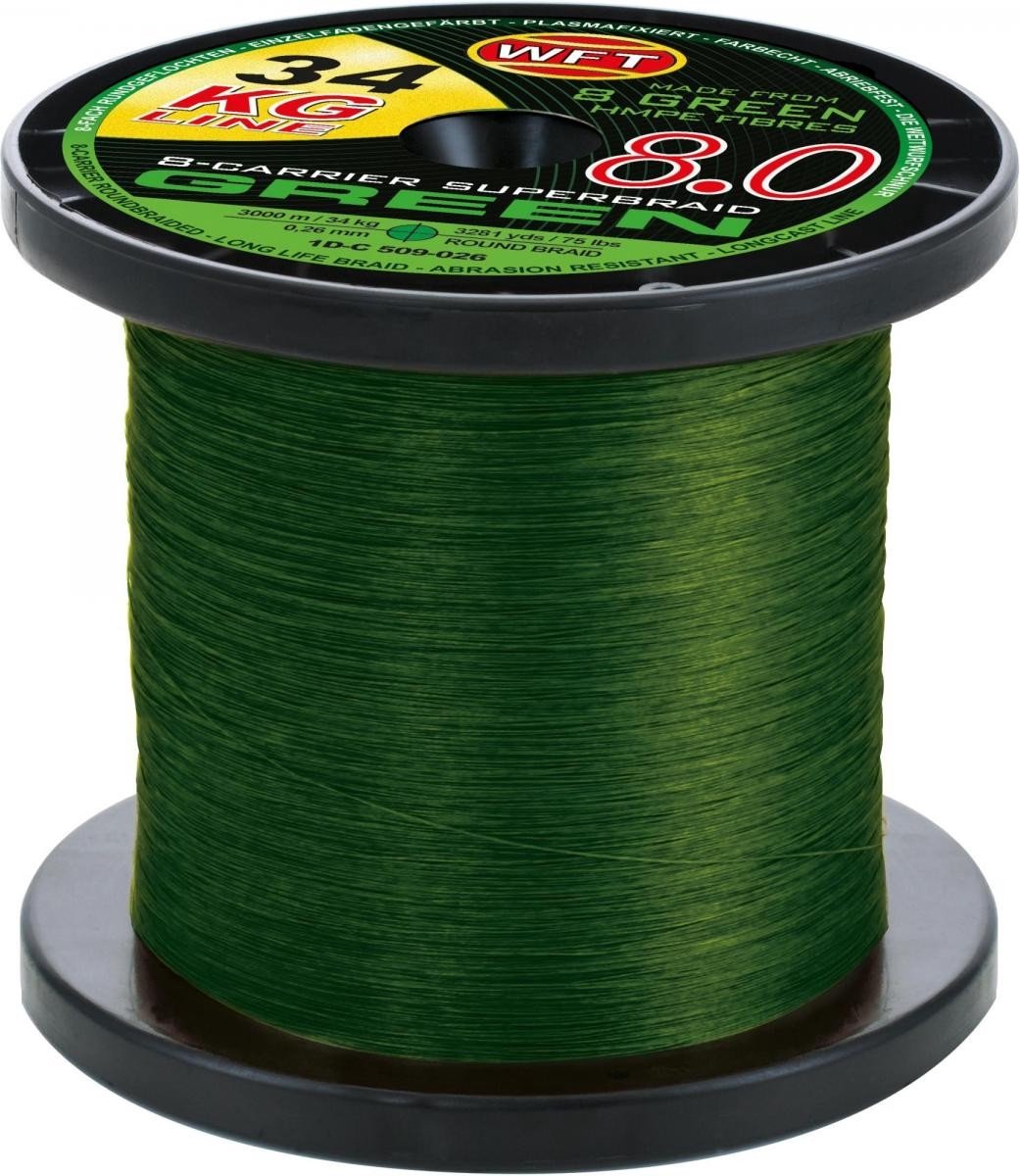 WFT KG 8.0 Green 100m 0,16 mm 22kg