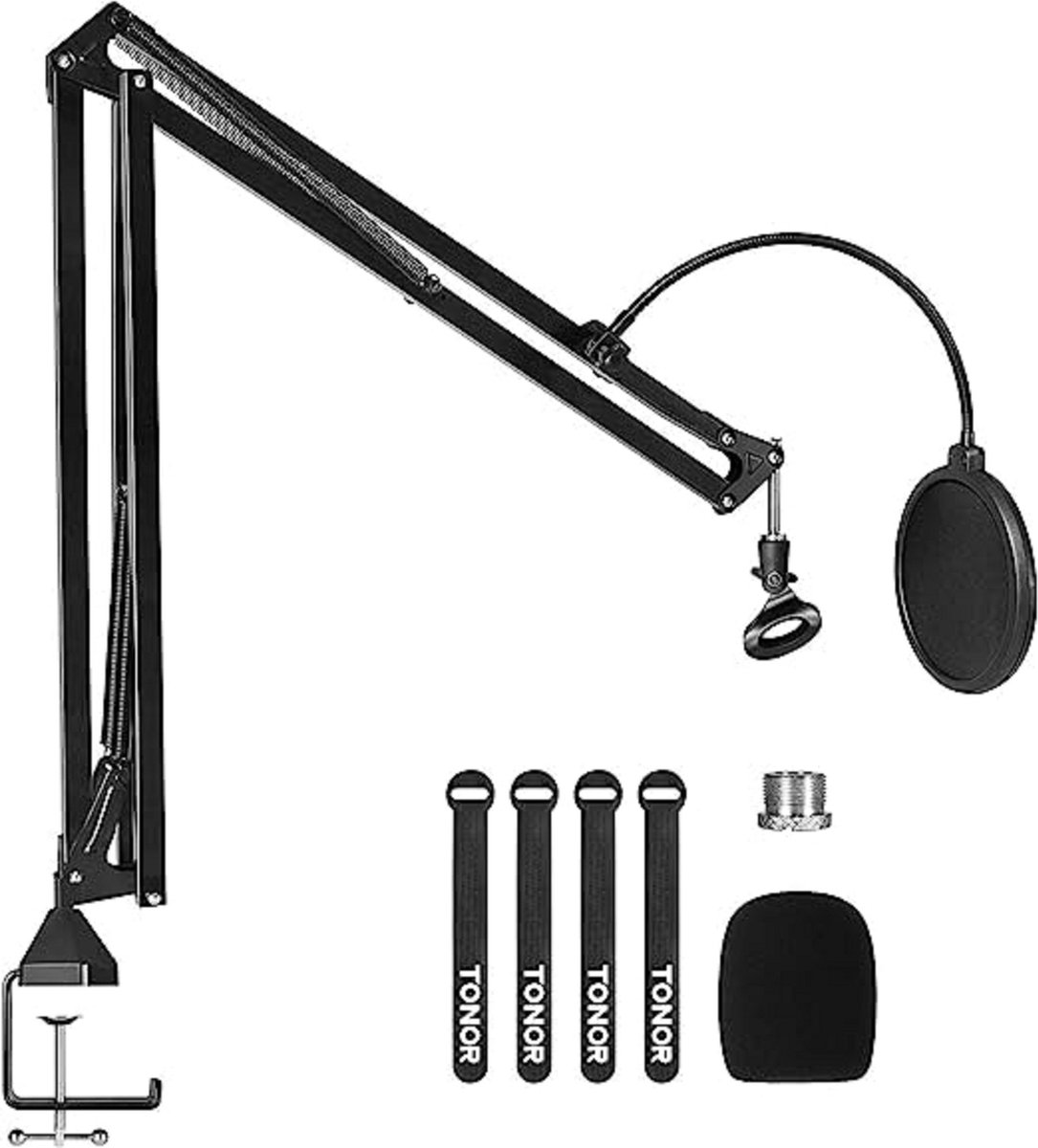 professional microphone arm - QuadCast Boom Arm Stand / microfoonhouder, microphone arm standard adjustable microphone stand 55 x 16 x 9.7 centimetres