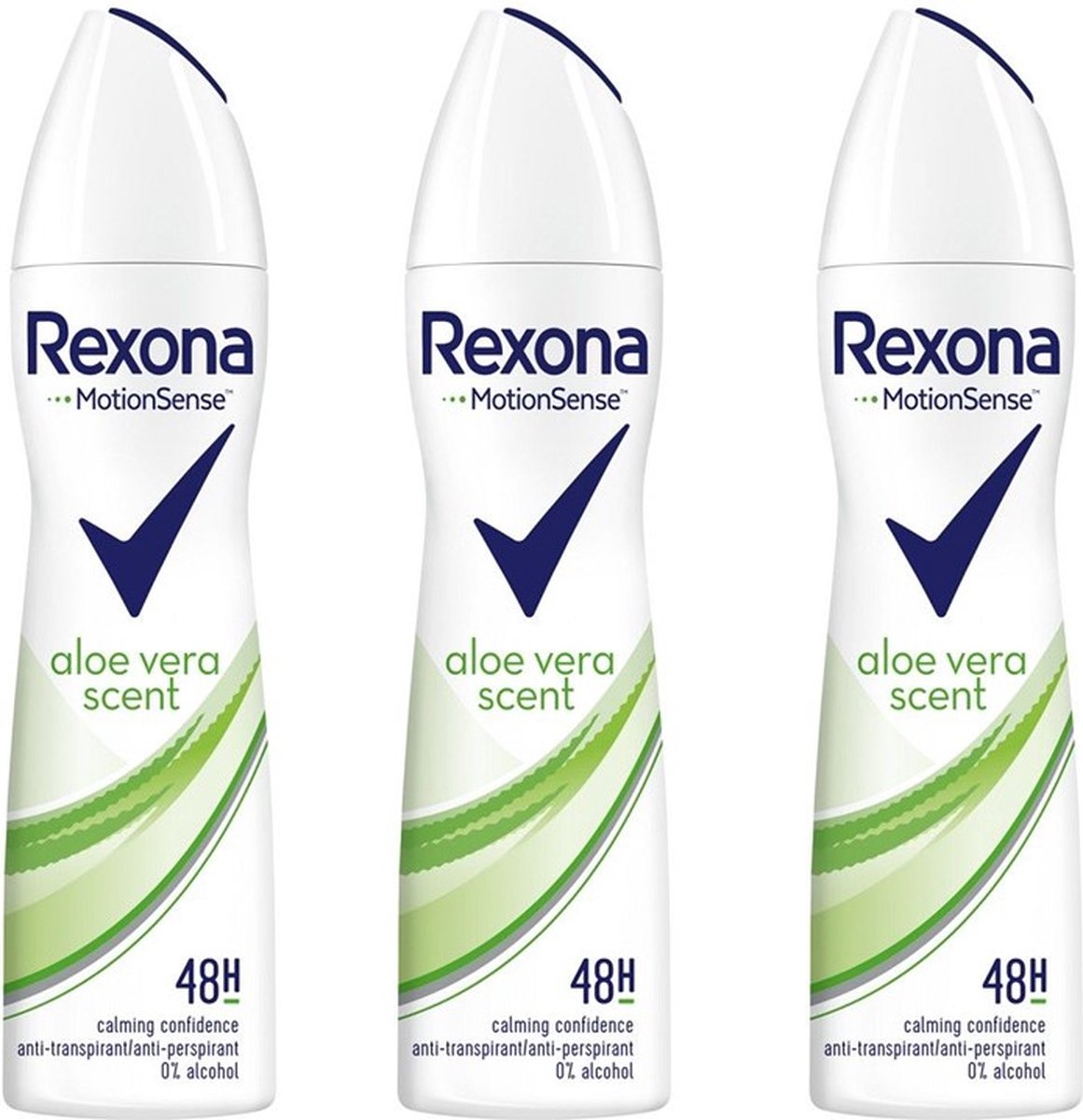 Goedkoopste Rexona Deospray Anti-transpirant Women – Stay Fresh Aloe Vera - Voordeelverpakking 3 x 150 ml