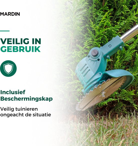 Mardin Kantenmaaier - Grastrimmer - Bosmaaier - Zwart/Groen