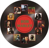 Wandbord LP Vinyl Look Muziek Artiesten - Bob Marley Collage Of Albums