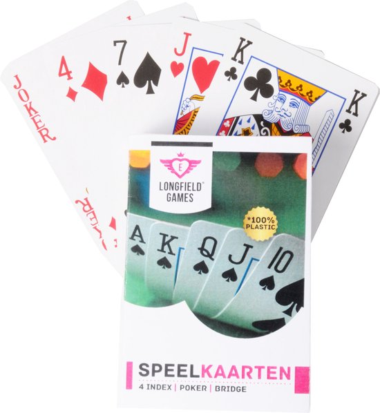 Jeux de cartes Longfield - Plastifiés, Jeux