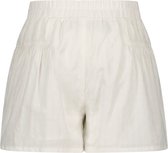 Meisjes short met riem - Off white