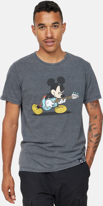 T-shirt récupéré Disney Mickey qui joue de la basse