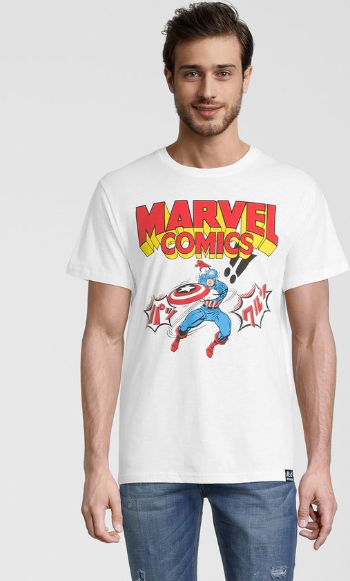 Recovered Marvel Comics Captain America Japan T-Shirt