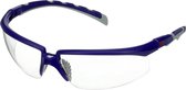 3M S2001ASP-BLU Veiligheidsbril Met anti-condens coating, Verstelbare hoek Blauw, Grijs DIN EN 166
