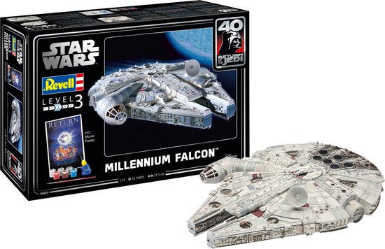 Foto: 1 72 revell 05659 millennium falcon star wars geschenkset plastic modelbouwpakket