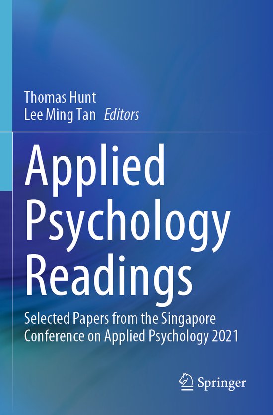 Applied Psychology Readings - cover