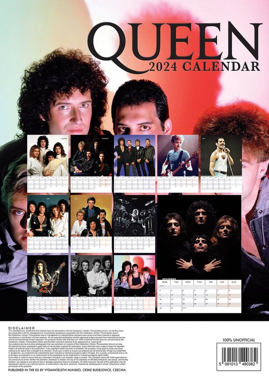 Queen Kalender 2024 A3
