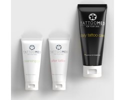 TattooMed® All In Bundle (1x After Tattoo 25ml 1x Cleansing Gel 25ml 1x Daily Tattoo Care 100ml)
