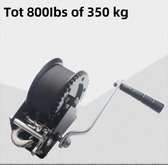 Katrol 800lbs - 350kg - 6m - Handlier met een positieve rem