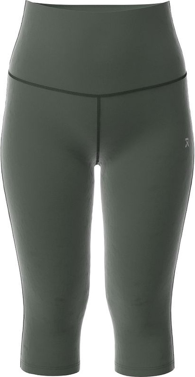 Redmax Sportlegging Dames Corrigerend Perfect RMXYara - Sportkleding - Geschikt voor Fitness en Yoga - Dry Cool - Fitness Legging - Driekwart - Korte Legging - Corrigerend - Groen - 54 van Merkloos — afbeelding 5
