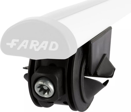 Galeries de toit sur mesure pour Ford Tourneo Courier à partir de 2014 barres de toit ouvertes - Aluminium - Capacité de chargement élevée 100kg - Wingbar Argent - Merk Farad
