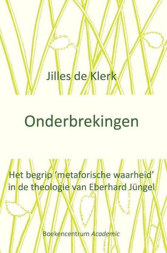 Cover van het boek 'Onderbrekingen / druk 1' van J. de Klerk