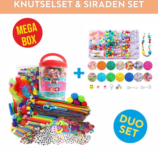 MD Creations - knutselkoffer - Siraden set - Katsuki kralen - knutselset - duo set - mega pack