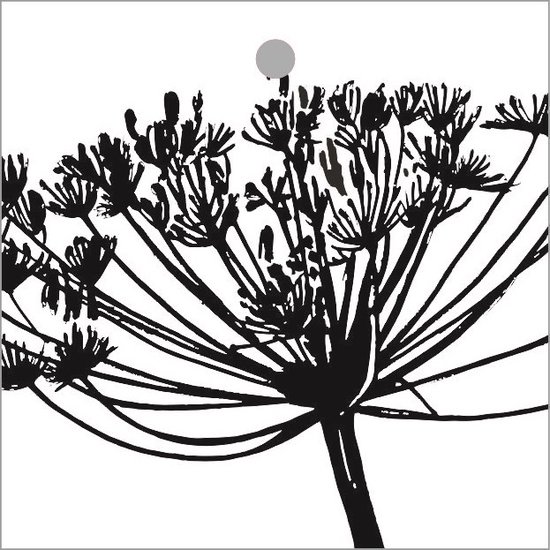 Luxe Bloemenkaartje - Cadeaukaartje - Label - Wenskaartje - 7x7cm - Wit - Boom - 20 Stuks - Met Boorgaatje