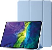 Mobigear Tablethoes geschikt voor Apple iPad 10 (2022) Hoes | Mobigear Tri-Fold Gel Bookcase - Blauw