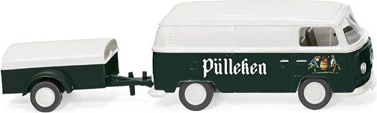 Wiking 0300 05 H0 Bus Volkswagen T2 fourgon de livraison avec remorque « Pülleken »