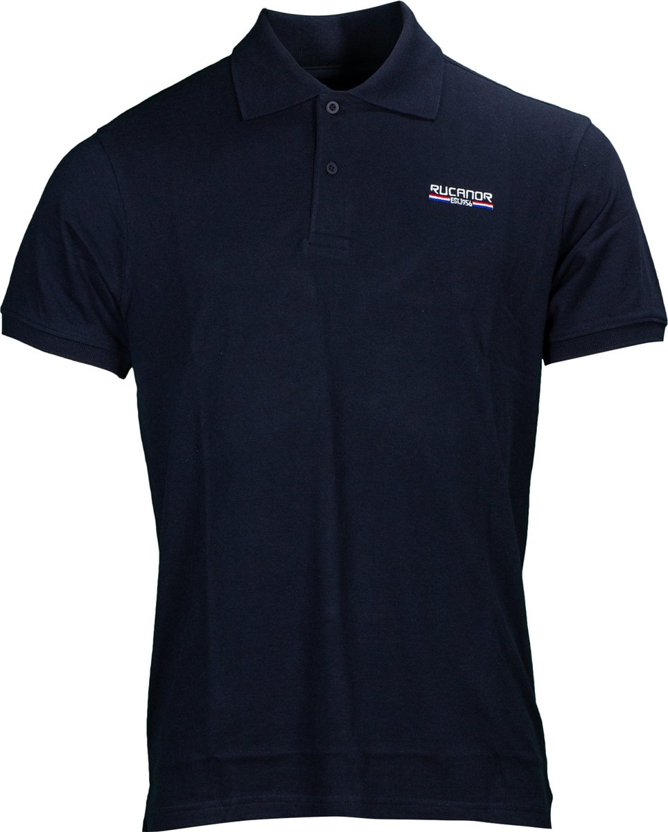 Rucanor Rodney Polo Shirt Heren Donkerblauw Maat M