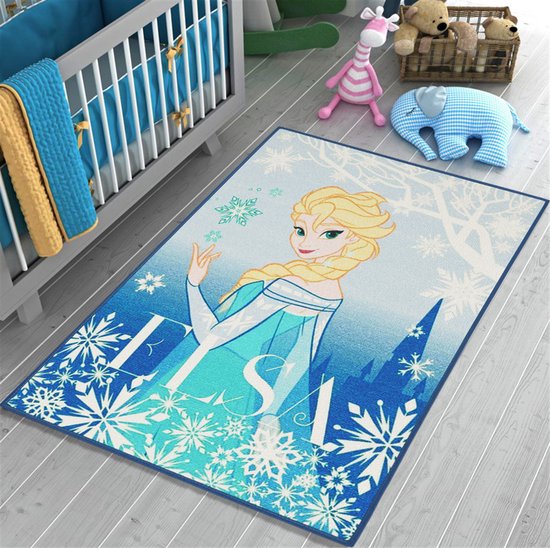 Associated Weavers Disney Frozen Elsa - Vloerkleed - 95 cmx133 cm - Multi