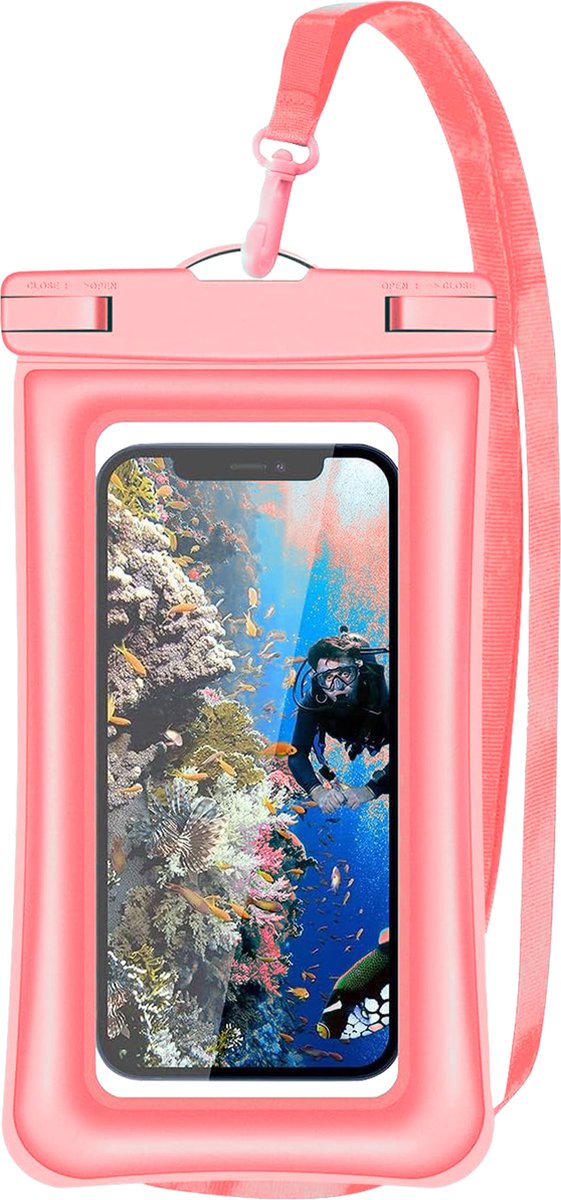 Waterdichte Telefoonhoesjes Drijvend - Universele Drybag Onderwater Roze