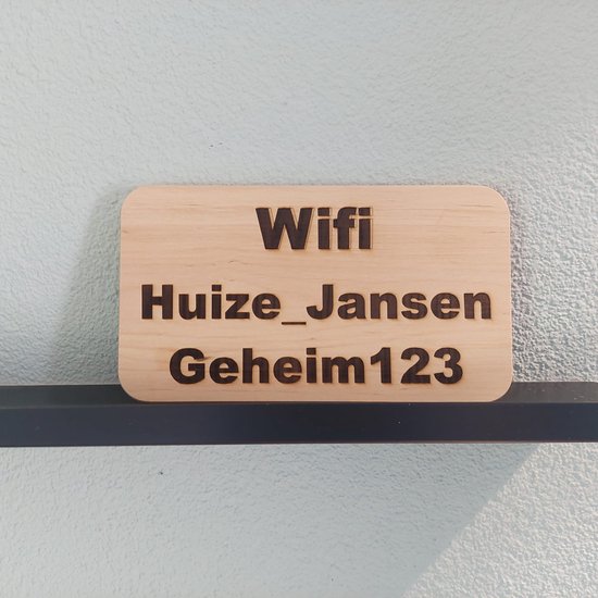 WiFi-wachtwoordbord - WiFi-wachtwoordbord | WiFi-bord van hout