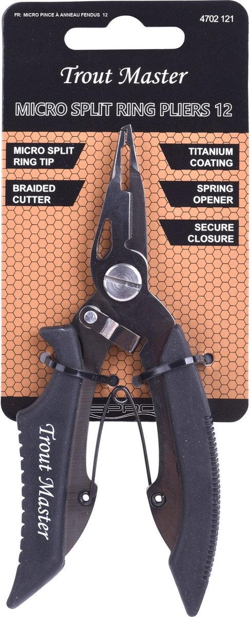 Trout Master Micro Split Ring Pliers 12cm