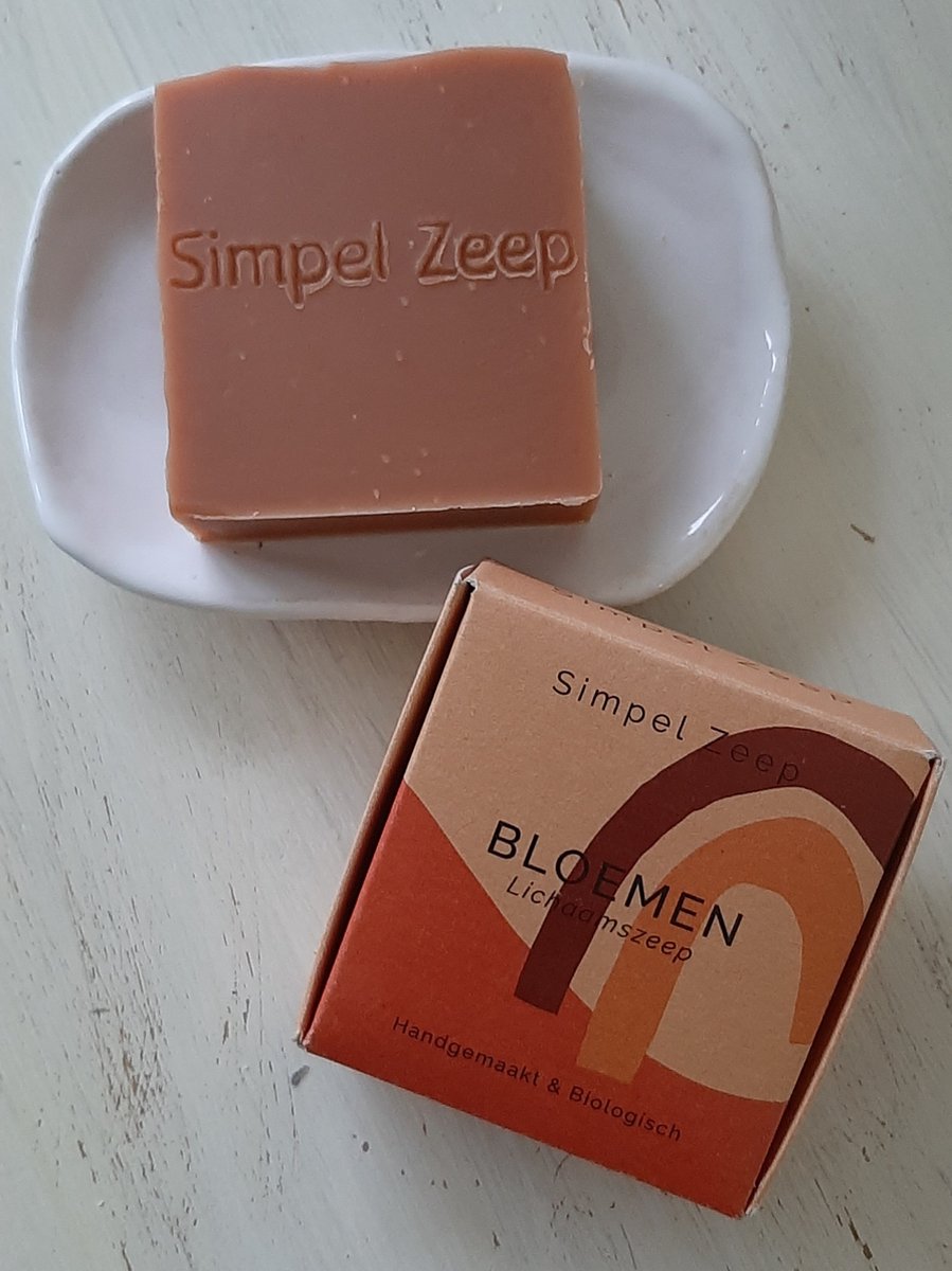 Simpel Zeep - Bloemen - Body Bar - Circa 110 gram