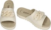 Gabor -Dames - off-white-crÈme-ivoorkleur - slippers & muiltjes - maat 40