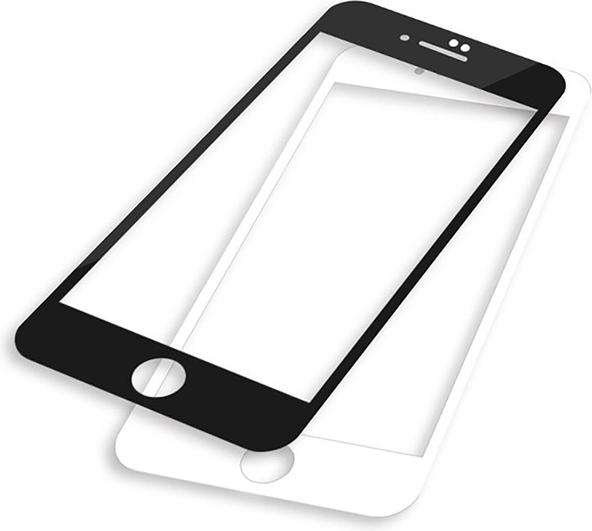 Full Cover Tempered Glass Apple iPhone 6 / 6s - Zwart