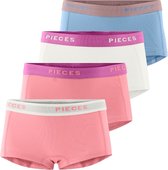 Pieces 4-Pack Dames shorts - Solid - L.