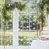 Ginger Ray - Ginger Ray - Botanical Wedding - Backdrop Witte bloemen
