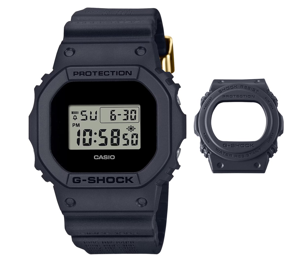 Casio G-Shock Remaster DWE-5657RE-1ER Horloge - Kunststof - Zwart - Ø 36 mm