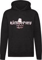 Ik ben Kimberley, waar blijft mijn wijn Hoodie - cafe - restaurant - feest - festival - drank - alcohol - naam - trui - sweater - capuchon