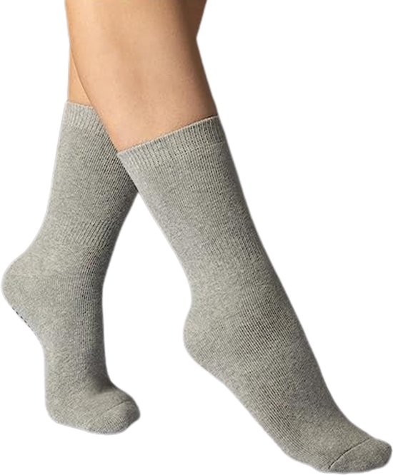 Malinsi Chaussettes Anti-Slip 3-Pack - 3 Pairs of Studs Design taille 42-46 - Chaussettes d'intérieur hommes et femmes anti-dérapantes