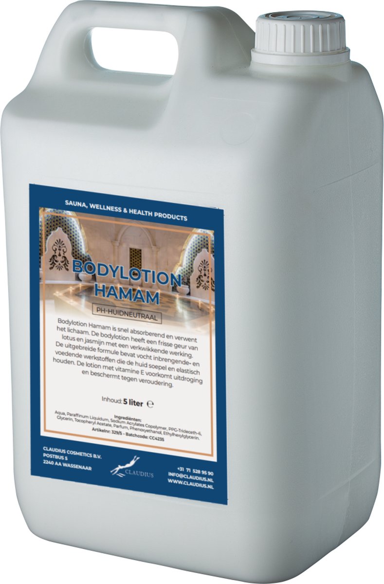 Goedkoopste Bodylotion Hamam 5 Liter - navulling