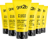 Got2b - Got2b Glued Water Resistant Spiking Gel 150ml - Haarstyling - Voordeelverpakking - 6 x 150 ml