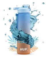 aller. Gourde Motivation - Bouteille d'eau 1 litre - Gourde avec marquage de l'heure - Bec verseur pratique - Bouteille d'eau 1L - Sans BPA et sans fuite