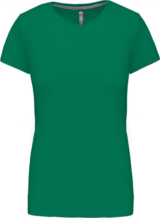 T-shirt Dames 3XL Kariban Ronde hals Korte mouw Kelly Green 100% Katoen