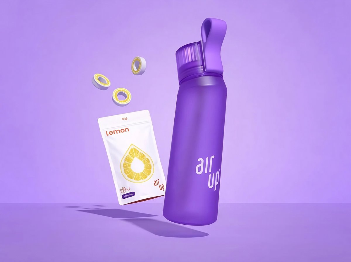 Air Up Drinking bottle starter kit - Sunset Purple - Comprenant 3