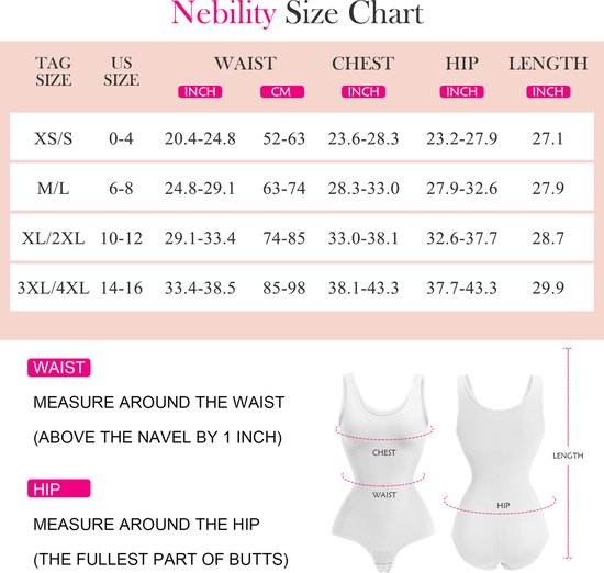 Dames Shaper bodysuit -Top Shapewear with Butt Lifting and Tummy Control-  Zachte | bol